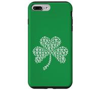 Custodia per iPhone 7 Plus/8 Plus Pirish 3.14 Matematica Pi Day Irish Shamrock St Patricks Day