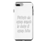 Custodia per iPhone 7 Plus/8 Plus Piuttosto che essere normale ho deciso di essere felice.