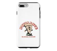 Custodia per iPhone 7 Plus/8 Plus Pizza Love In Crust We Trust (Dichiarazione di cibo divertente)