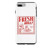 Custodia per iPhone 7 Plus/8 Plus Pizza Satan "Fresh Hell" Satan Occult Satanic Lucifer
