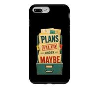 Custodia per iPhone 7 Plus/8 Plus Plans Filed Under Maybe Umorismo agenda