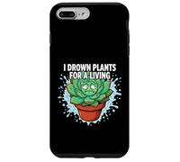 Custodia per iPhone 7 Plus/8 Plus Plant Killer Succulent I Drown Plants For A Living