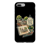 Custodia per iPhone 7 Plus/8 Plus PLAZA PAGE CLUB Quaderno Piazza Matita