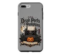 Custodia per iPhone 7 Plus/8 Plus Poeti morti e zucche Poetcore Lettura Halloween