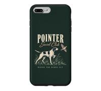Custodia per iPhone 7 Plus/8 Plus Pointer Bird Caccia Cane Dove Gli Uccelli Volano