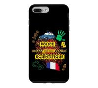 Custodia per iPhone 7 Plus/8 Plus Polizia Scientifica Francia Investigatore Prove Crimine Ricerca