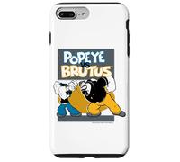 Custodia per iPhone 7 Plus/8 Plus Popeye il marinaio uomo vs bruto bluto retrò fumetto