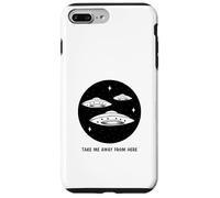 Custodia per iPhone 7 Plus/8 Plus Portami via da qui (Dichiarazione UFO aliena divertente)