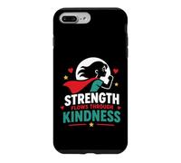 Custodia per iPhone 7 Plus/8 Plus Positive Quote woman Strength Flows Through Kindness