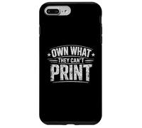 Custodia per iPhone 7 Plus/8 Plus Possedere ciò che non possono stampare denaro sonoro umorismo investitore