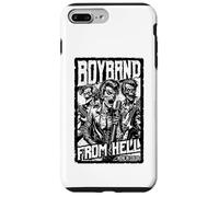 Custodia per iPhone 7 Plus/8 Plus Poster divertente con musica di Halloween e film horror