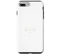 Custodia per iPhone 7 Plus/8 Plus Powered by God Christian Faith T-Shirt
