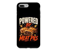 Custodia per iPhone 7 Plus/8 Plus Powered By Meat Pies Funny Meat Pie Saying Humor Joke Gag