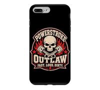 Custodia per iPhone 7 Plus/8 Plus Powerstroke Outlaw Diesel Skull Graphic Veloce Forte Sporco