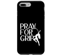 Custodia per iPhone 7 Plus/8 Plus Pray For Grip - Cerchio divertente per aereo, regalo per yoga aereo