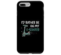Custodia per iPhone 7 Plus/8 Plus Preferirei essere sui miei conducenti di biciclette elettriche per veicoli elettrici