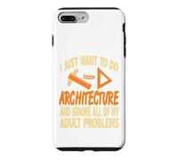 Custodia per iPhone 7 Plus/8 Plus Preferisco Fare Architettura Non Affrontare Problemi