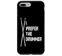 Custodia per iPhone 7 Plus/8 Plus Preferisco il batterista che amo la band di batteristi