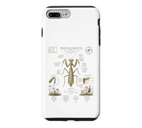 Custodia per iPhone 7 Plus/8 Plus Pregare Mantide Anatomia Vintage Field Guide Art