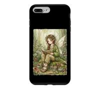Custodia per iPhone 7 Plus/8 Plus Prenota Fairy Elf Fantasy Reading Cottagecore Bookworm