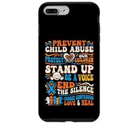 Custodia per iPhone 7 Plus/8 Plus Prevenire la consapevolezza degli abusi sui minori Proteggi la difesa dei nostri figli