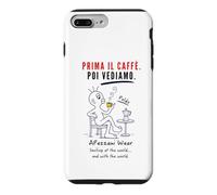 Custodia per iPhone 7 Plus/8 Plus Prima il Caffè Poldo Espresso Italiano Divertente