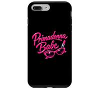 Custodia per iPhone 7 Plus/8 Plus Primadonna Babe Woman Tee Pink Shades Rossetto e Attitude