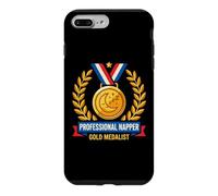 Custodia per iPhone 7 Plus/8 Plus Professionale Napper Gold Sleep Medalist Divertente Pigro Sarcastico