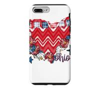 Custodia per iPhone 7 Plus/8 Plus Profilo dello stato floreale patriottico dell'Ohio