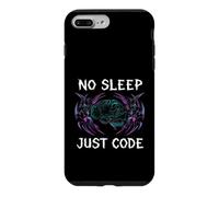 Custodia per iPhone 7 Plus/8 Plus Programmer Hacker No Sleep Just Code Cyberpunk Brain