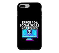 Custodia per iPhone 7 Plus/8 Plus Programmer Introvert Error 404 Social Skills Not Found