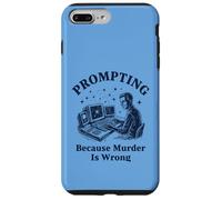 Custodia per iPhone 7 Plus/8 Plus Prompting AI Coder Retro Computer Umorismo