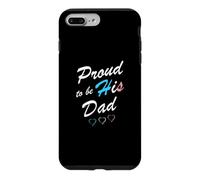 Custodia per iPhone 7 Plus/8 Plus Proud To Be His Dad Transgender Pride Flag Trans Figlo