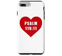 Custodia per iPhone 7 Plus/8 Plus Psalm 119:11 - Thy Word Have I Hid in Mine Heart Reference
