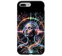 Custodia per iPhone 7 Plus/8 Plus Psichedelico Trance Rave Arte Colorata