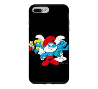Custodia per iPhone 7 Plus/8 Plus Puffi Grande Papà Puffetta Brainy Cartone animato 80s 90s Posa Retro
