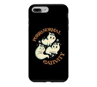 Custodia per iPhone 7 Plus/8 Plus Purranormal Cativity Funny Halloween Costume Ghost Cats Gift