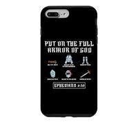 Custodia per iPhone 7 Plus/8 Plus Put On The Full Armor God Funny Saying Christian