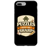 Custodia per iPhone 7 Plus/8 Plus Puzzle Keep Me Sharp Thinking Mindset Brain Game