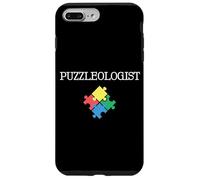 Custodia per iPhone 7 Plus/8 Plus Puzzleologo Jigsaw Puzzle Amante Uomini Donne Bambini Puzzle