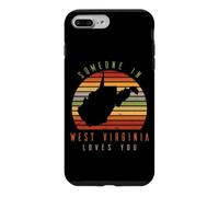Custodia per iPhone 7 Plus/8 Plus Qualcuno in West Virginia ama voi Vintage State Retro