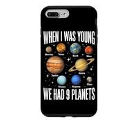 Custodia per iPhone 7 Plus/8 Plus Quando ero giovane avevamo 9 pianeti Sistema Solare Galaxy Spazio