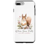 Custodia per iPhone 7 Plus/8 Plus Quando la neve cade, la natura ascolta l'inverno scoiattolo nevicato freddo