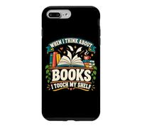 Custodia per iPhone 7 Plus/8 Plus Quando penso ai libri tocco il mio scaffale - Gli amanti dei libri leggono