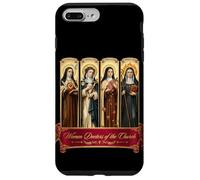 Custodia per iPhone 7 Plus/8 Plus Quattro donne dottoresse della Chiesa sante cattoliche Teresa
