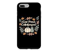Custodia per iPhone 7 Plus/8 Plus Que Pasa Calabaza Halloween Insegnante di Spagnolo