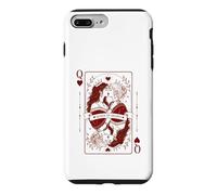 Custodia per iPhone 7 Plus/8 Plus Queen Hearts Orgoglio Lesbico | Romance Gothic LGBTQ