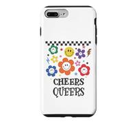 Custodia per iPhone 7 Plus/8 Plus Queer Pride Cheers Queers Gay Pride Flag LGBT Lesbian LGBTQ