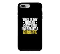 Custodia per iPhone 7 Plus/8 Plus Questo è il mio costume umano I'm Really a Giraffe