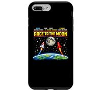 Custodia per iPhone 7 Plus/8 Plus Race To The Moon Retro Arcade Space USA vs Cina